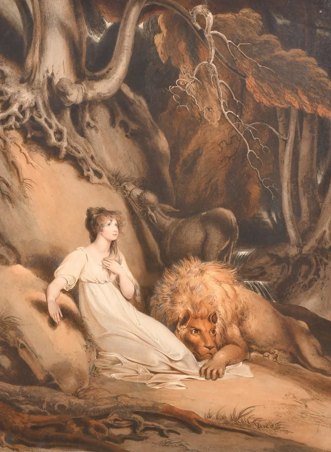 Una e il leone della Regina delle fate di Spenser